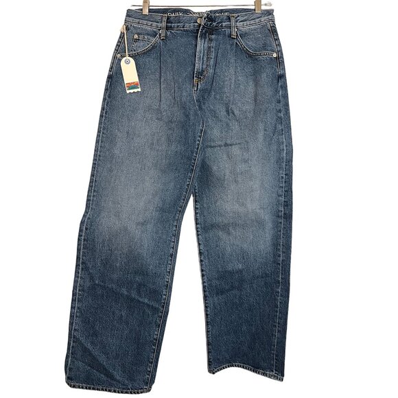 Daily Blue LOVE Denim - NWT $355 Daily Blue by Adrian Goldschmied LOVE 26  Cotton USA Barrel Legs